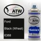 Preview: Ford, Black (Wheel), 6388: 400ml Sprühdose, von ATW Autoteile West.